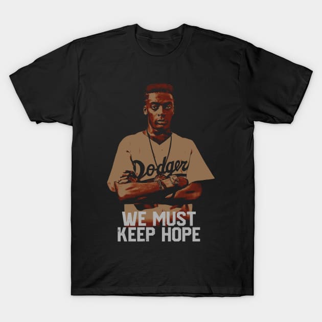 Mookie Keep Hope Do the Right Thing - 70s Style Illustration T-Shirt by GGARM